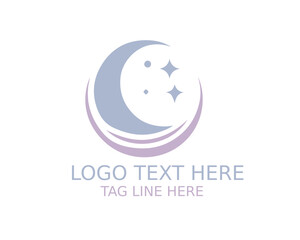 Fototapeta premium The Moon Logo 