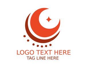 Obraz premium The Moon Logo 