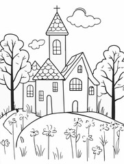 Aus der Serie: Malbuch, hygge, coloring, page, arbeitsblatt, grundschule, kids, painting, malbuch, malseite, printable, mandala, katze, ferien, urlaub, abstrakt, erholung, erwachsene, doodle, 