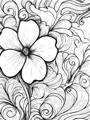 Aus der Serie: Malbuch, hygge, coloring, page, arbeitsblatt, grundschule, kids, painting, malbuch, malseite, printable, mandala, katze, ferien, urlaub, abstrakt, erholung, erwachsene, doodle, 