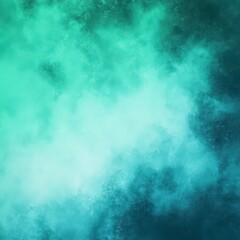 Obraz premium Oceanic Abstract: An ethereal, underwater-inspired composition, where shades of teal and turquoise blend into an enchanting display of aquatic artistry.