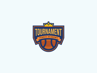 Tenis logo design vector template 