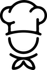 chef icon image vector 