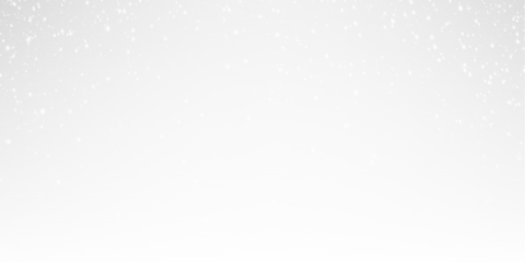 A beautiful background with falling snow particles and white snowflakes in PNG format for your design projects