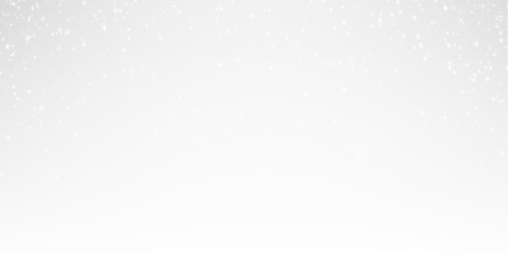 A beautiful background with falling snow particles and white snowflakes in PNG format for your design projects