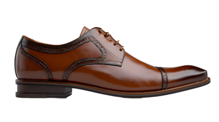 Elegant Men's Cap-Toe Dress Shoe