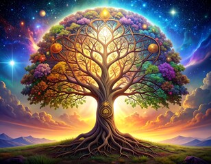 Cosmic Tree of Life