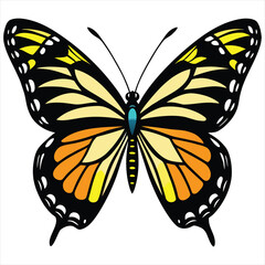 Colorful Butterfly Vector,Monarch Butterfly Illustration,Insect Silhouette Design,Butterfly vector,Butterfly design,Butterfly concept,Butterfly art,Butterfly topics,Butterfly doodle, 