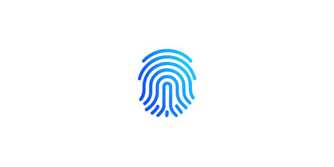Unique Identity: A digitally crafted fingerprint illustration, representing individual identity and the concept of digital security and authentication.