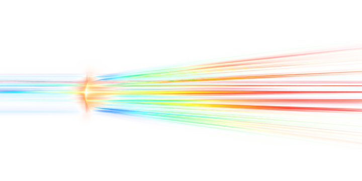 Light Trail: A dynamic interplay of colorful light trails converge towards a central point, creating a vibrant display of motion and energy. This visual embodies speed, innovation.