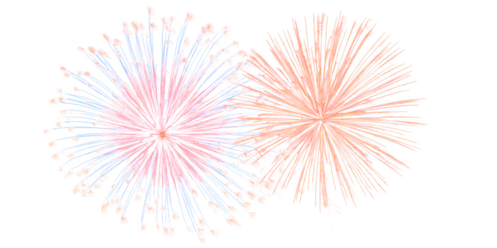 Spectacular Fireworks Display: A captivating display of fireworks bursts, painting the night sky with vibrant colors, celebrating joy and special occasion. Diwali