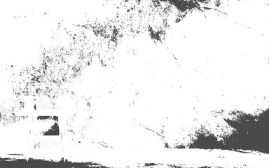 Grunge background. Abstract textured effect. Vector Illustration.Rubbed aged texture with a halftone raster pattern.Grunge monochrome background. Abstract texture on white background
