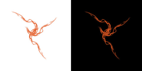 Fire png, fire smoke, fire vector, flame fire, fire plame orange fire fractal abstract design art on transparent background