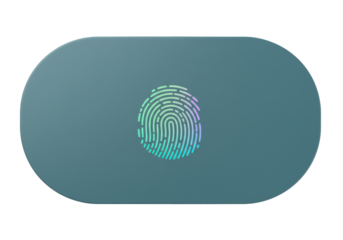 Isolated fingerprint sensor concept for identification, security and biometric verification