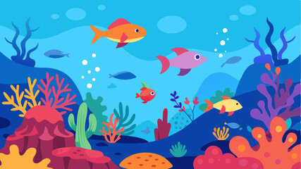 A vibrant coral reef teeming with marine life showcasing the importance of ocean conservation and ecofriendly diving activities.