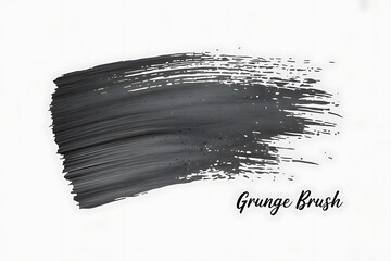 Bold, textured brushstroke with grunge effect, suggesting artistic expression and raw energy.