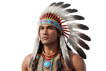 Detailed portrait showcasing traditional headwear, vibrant colors, and cultural significance, evoking heritage and identity.