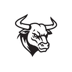 bull head vector