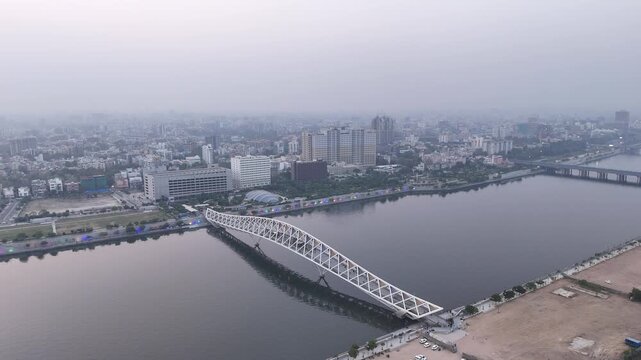 Atal Bridge, Ahmedabad City, Day View, Ahmedabad.