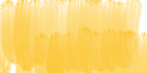 Yellow watercolor background with a soft texture isolated on transparent background