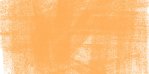 Warm orange watercolor background with a textured and slightly grainy effect isolated on...