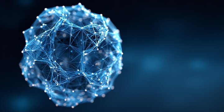 A sphere with polygonal network .