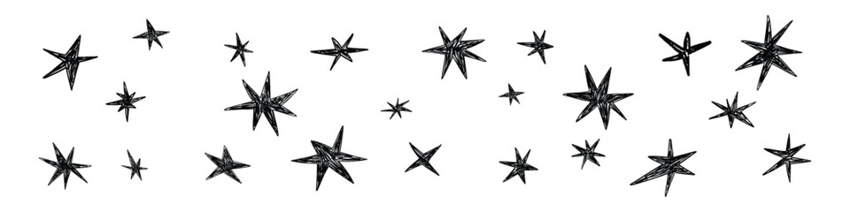 grunge stars brush strokes and spray paint texture