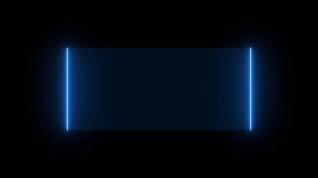 HUD Square Frames ,HUD GUI futuristic element Sci-fi concept design. Callouts title. Modern banner, frame of lower third. Neon hologram screen overlay horizontal Digital Technology hud animation.