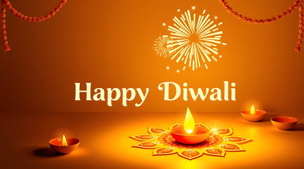 diya circle, layered design, Diwali blessings, pink purple hues, festival light, Indian artwork, glowing diyas, festive wreath, modern design, sacred celebration, cultural motif, divine symmetry, deco