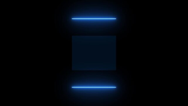 HUD Square Frames, Animation in and out concept HUD GUI futuristic element Sci-fi concept design. Call out title.frame of lower third. Neon hologram screen overlay Circle Abstract Digital Technology