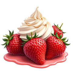 strawberries and cream