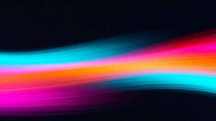 Abstract colorful light streaks