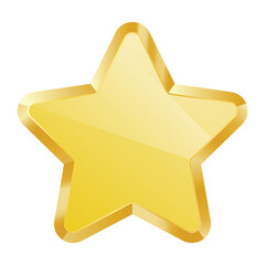 Golden Star Vector