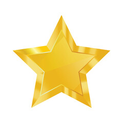 Golden Star Vector