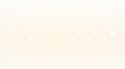 A luminous golden light garland PNG overlay with soft bokeh for holiday decor and illuminated photo designs.