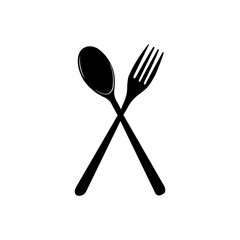 Vector cutlery, spoon, fork