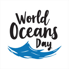World Oceans Day Typography Design,
Handwritten World Oceans Day Calligraphy,
World Oceans Day Lettering with Waves,
Elegant World Oceans Day Text Art,