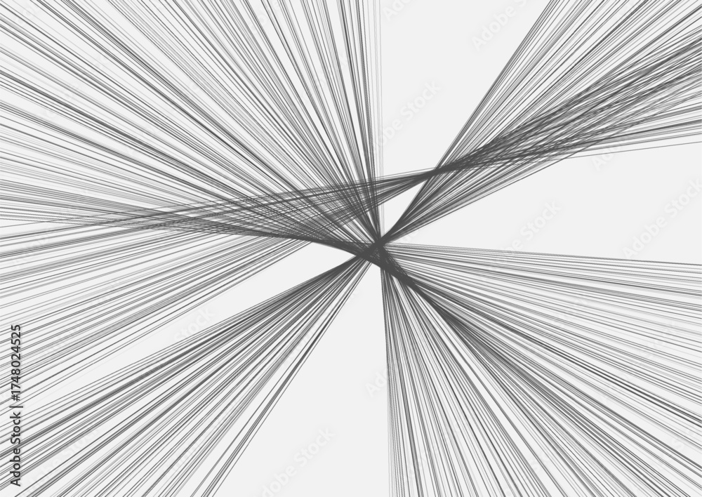 Poster concept minimal geometric grey lines abstract background. vector brochure, template background