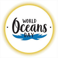 World Oceans Day Typography Design,
Handwritten World Oceans Day Calligraphy,
World Oceans Day Lettering with Waves,
Elegant World Oceans Day Text Art,