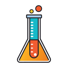 chemical test tubes icon