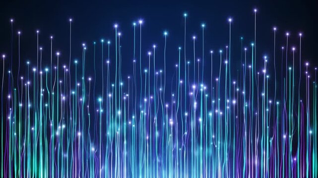 Abstract dot point connect with gradient line and aesthetic Intricate wave line design , internationalization social network,technology concept.