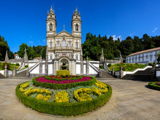 Sanctuary of boom Jesus do monte building and gardens