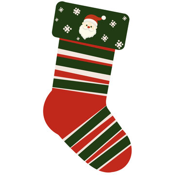 christmas sock with gifts