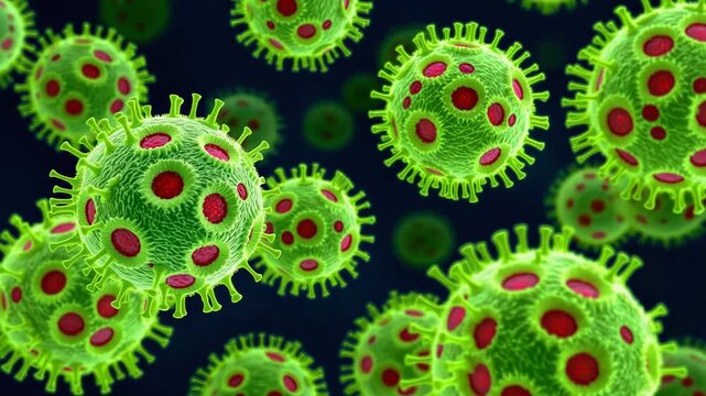 RNA structure inside reovirus particle captured by electron microscope