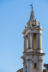detail of Santa Agnese in Agone in Piazza Navona	
