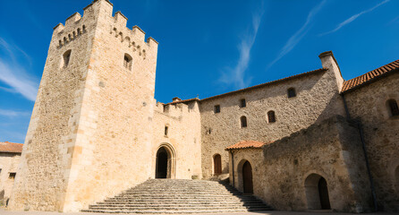 Medieval Castle Complex Landscape