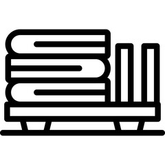 Folded Towel Icon Vector Element