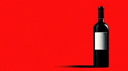 red wine bottle