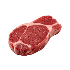 Raw beef chuck roast ready for cooking, featuring marbling and a rich, red color.