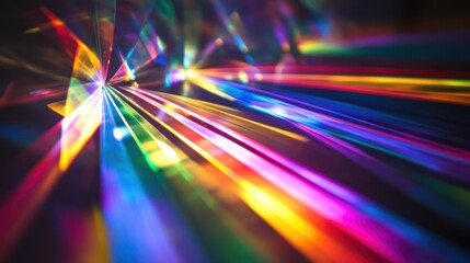 Colorful light beams abstract background